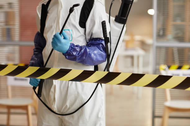 Professional Biohazard technician working in Evansville, WY